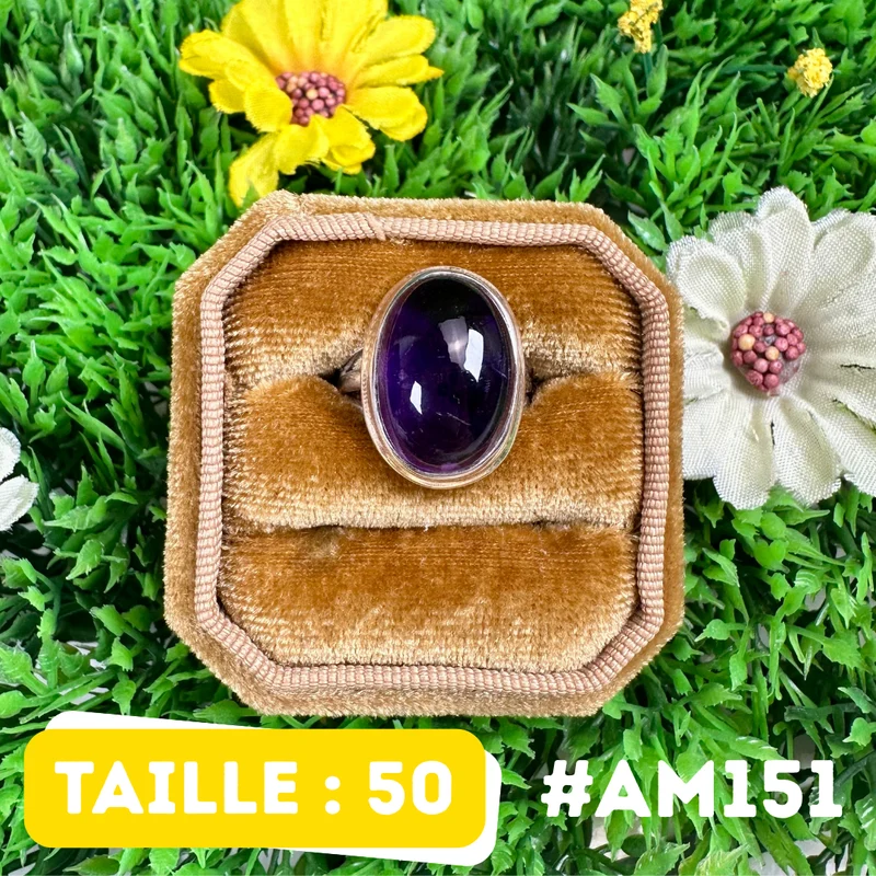 Amethystring aus 925er Sterlingsilber #AM151