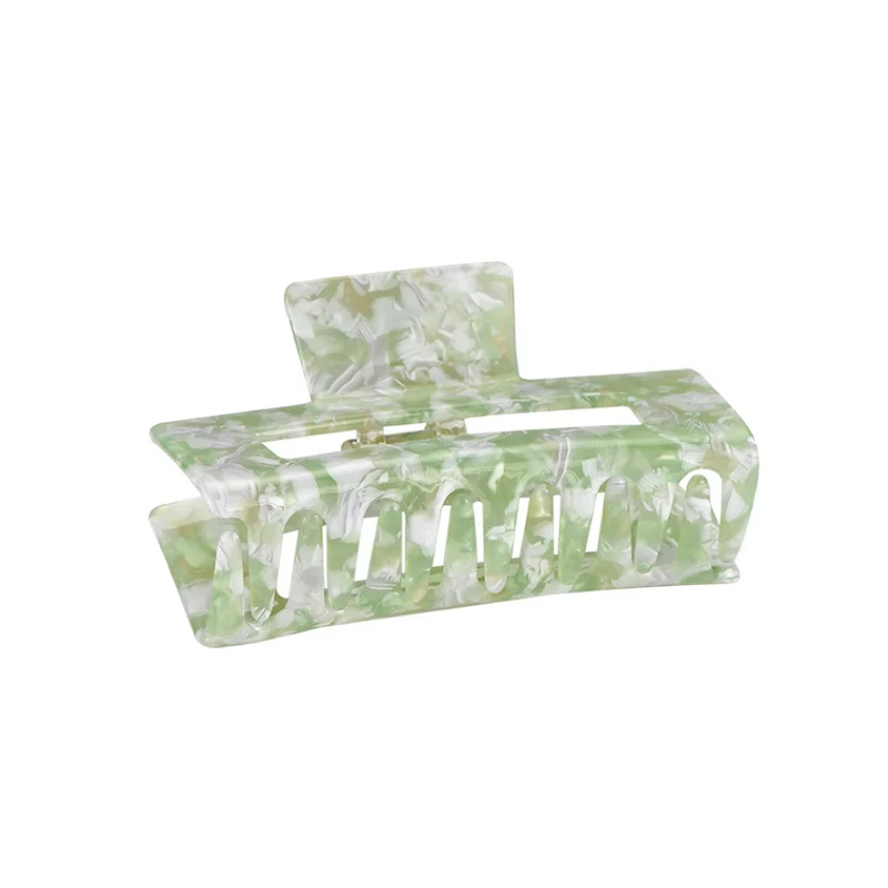 Shimmery Green Apple Acryl Haarspange