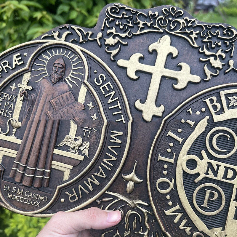 Vintage italienische Benedikt-Medaille