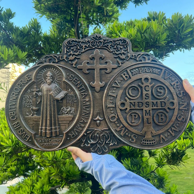 Vintage italienische Benedikt-Medaille
