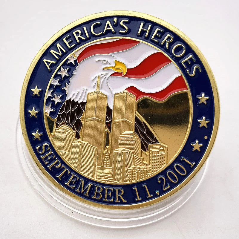 Vintage Amerikanischer Soldat Metallabzeichen Medaille