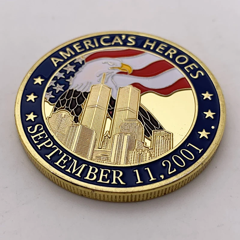 Vintage Amerikanischer Soldat Metallabzeichen Medaille