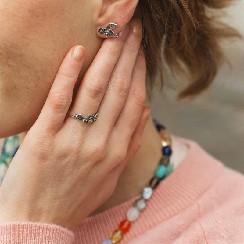 Anmutige Blume Ring