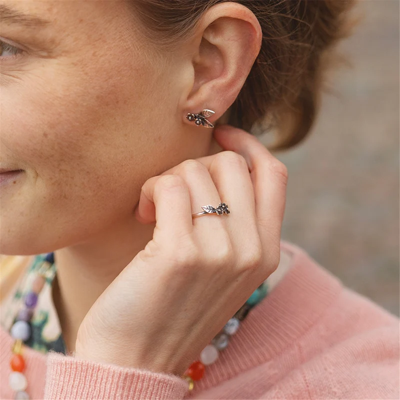Anmutige Blume Ring