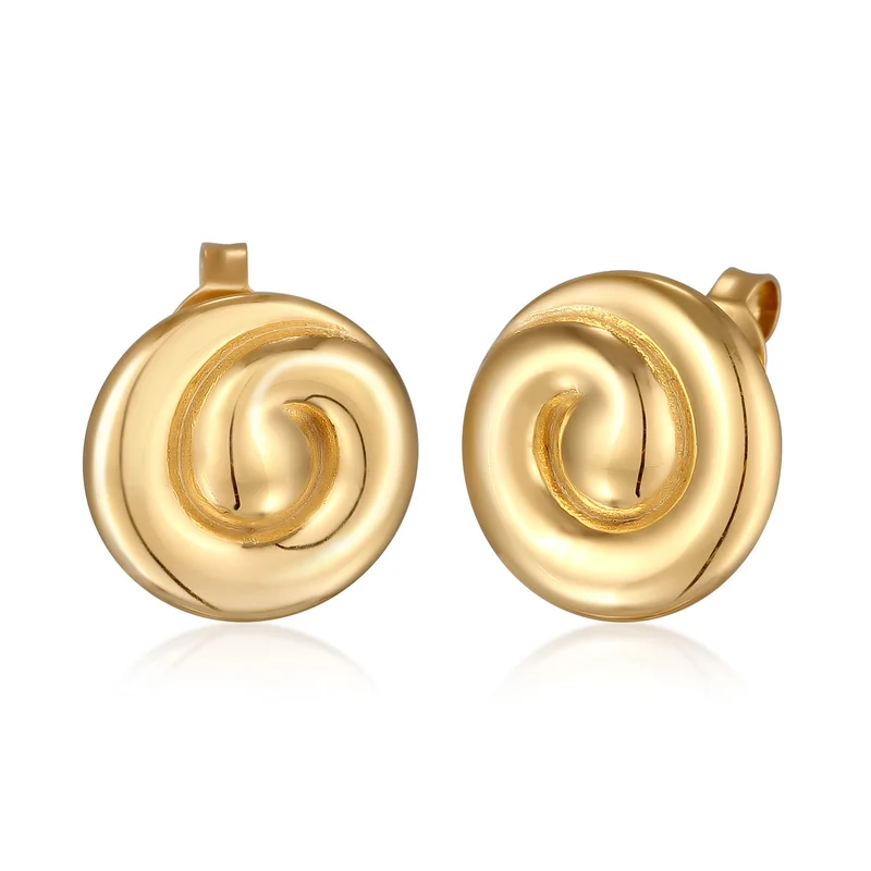Ohrstecker Spirale