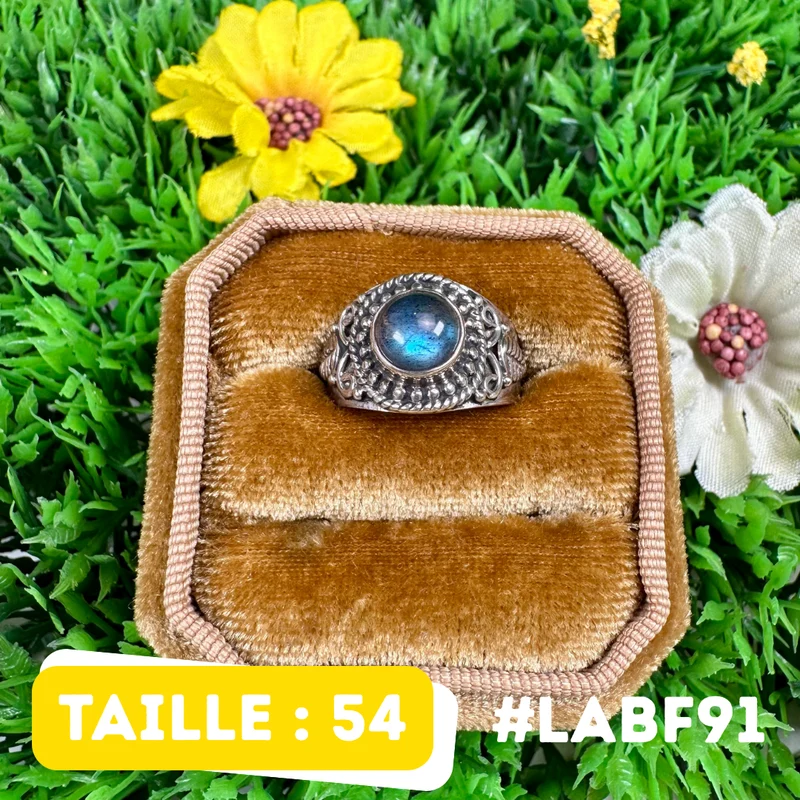 Bluefire Labradorit-Ring #LABF91