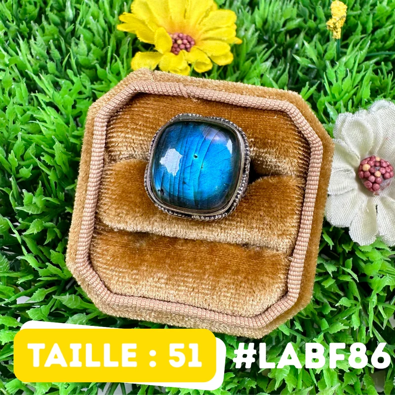 Bluefire Labradorit-Ring #LABF86