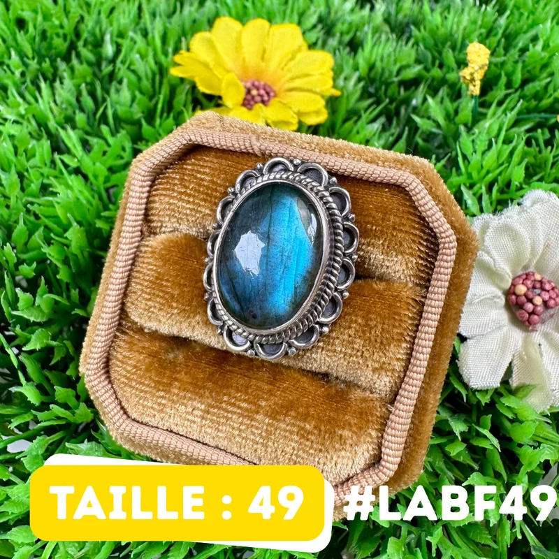 Bluefire Labradorit-Ring #LABF49