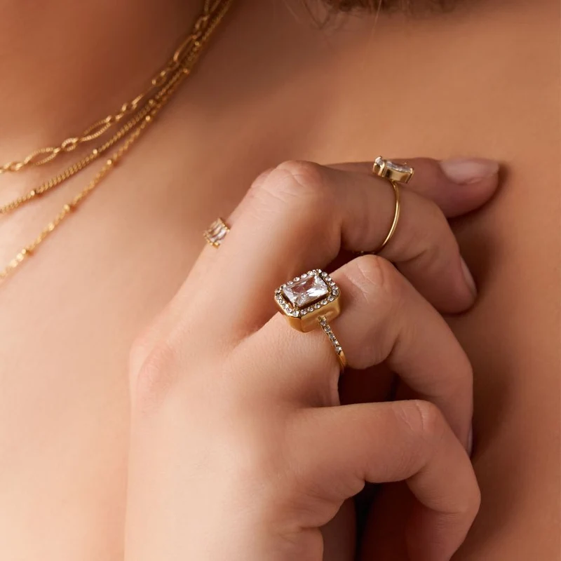 Everlasting Elegance Ring 14K Vergoldet