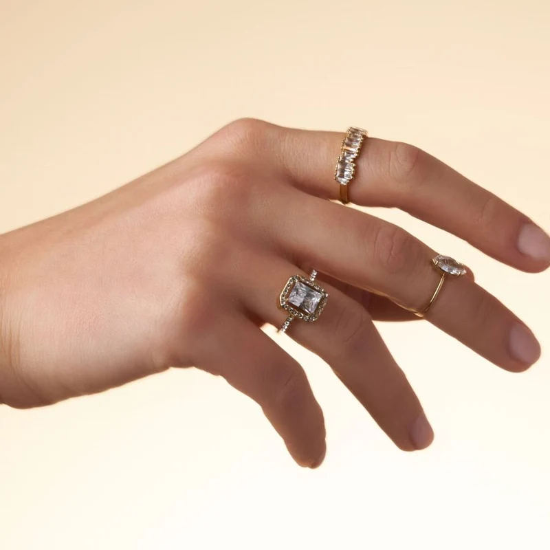 Everlasting Elegance Ring 14K Vergoldet