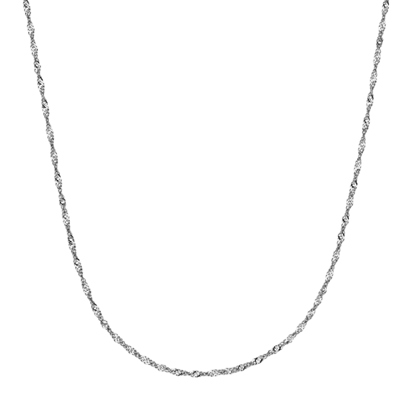 Twisted Simple Kette 14K Vergoldet