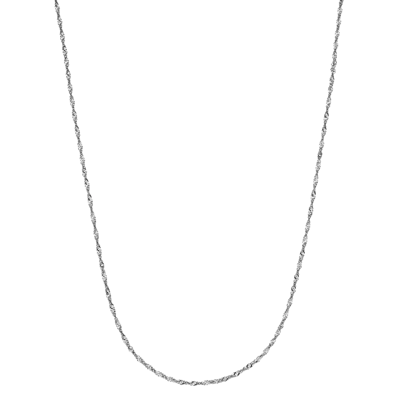 Twisted Simple Kette 14K Vergoldet