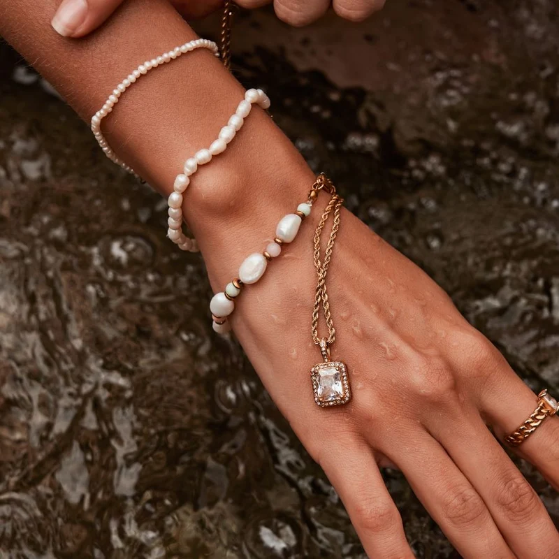 Everlasting Elegance Set 14 Karat vergoldet