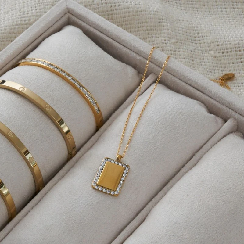 Eternal Engraving Kette 14K Vergoldet