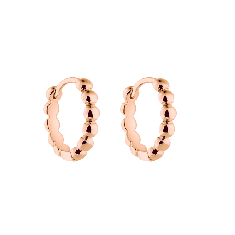 Simple Ball Huggies 18K Vergoldet