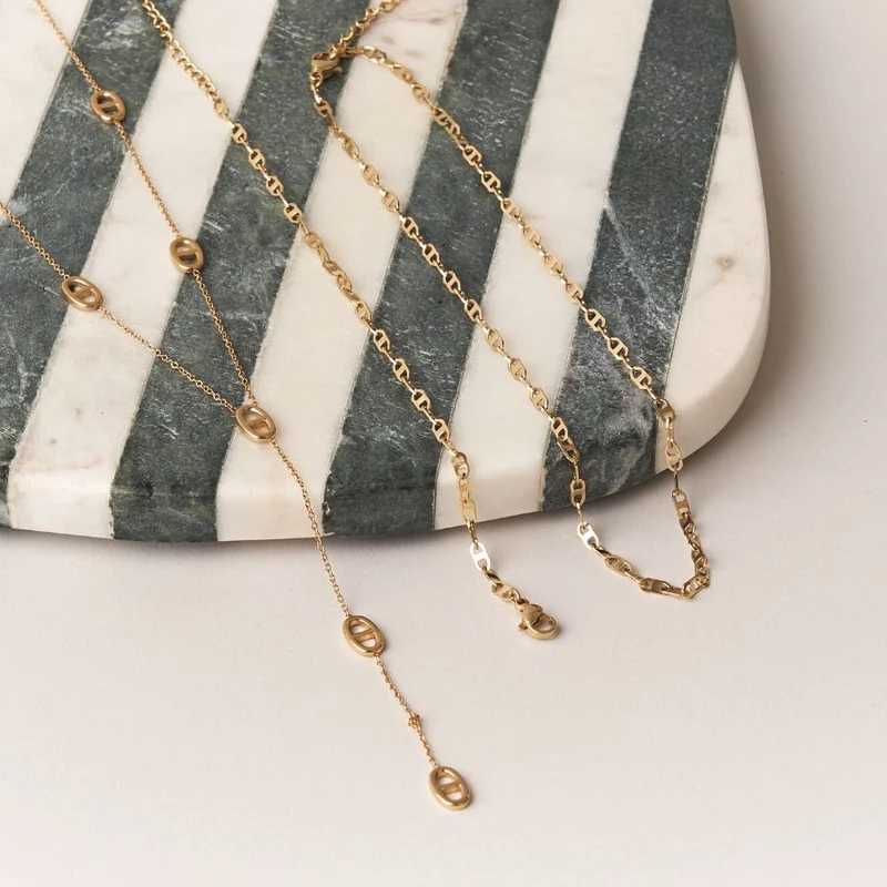 Deluxe Teresa Kette 14K Vergoldet
