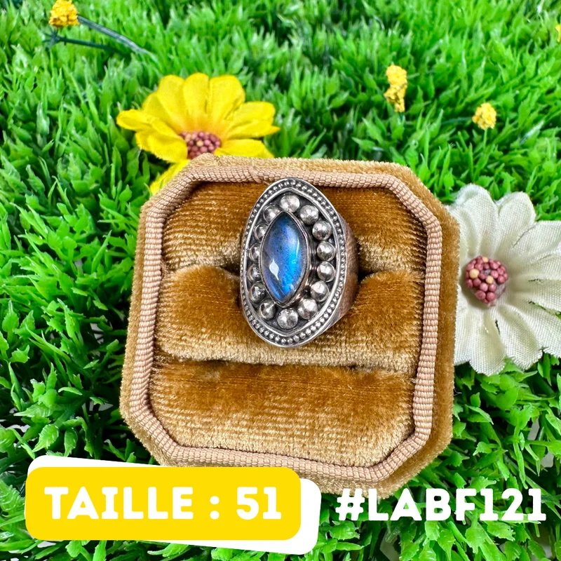 Bluefire Labradorit-Ring #LABF121