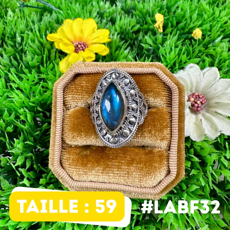Bluefire Labradorit-Ring #LABF32