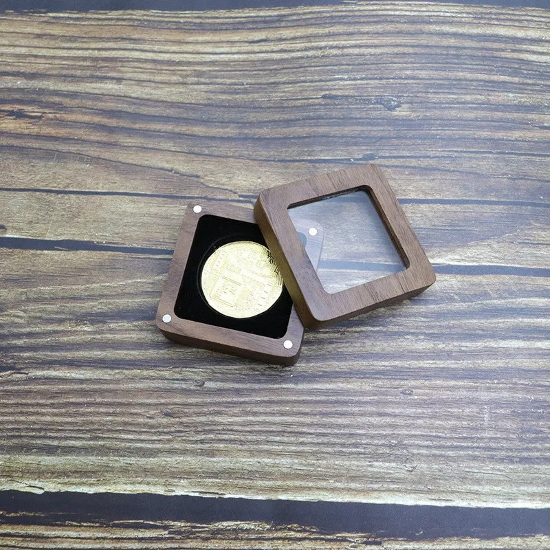 Vintage Holzmedaille
