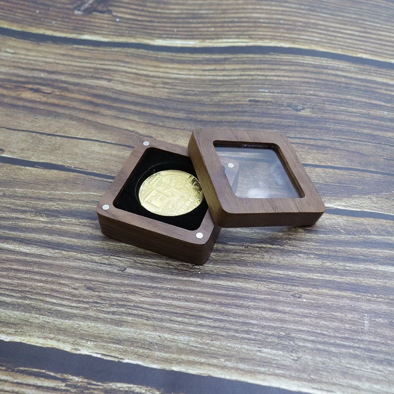 Vintage Holzmedaille