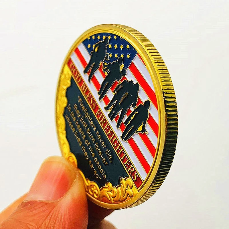 Vintage vergoldete Gedenkmedaille