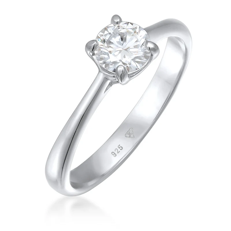 Verlobungsring Klassisch | Moissanite (Weiß)