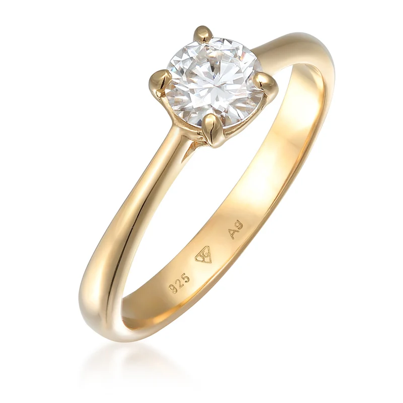 Verlobungsring Klassisch | Moissanite (Weiß)