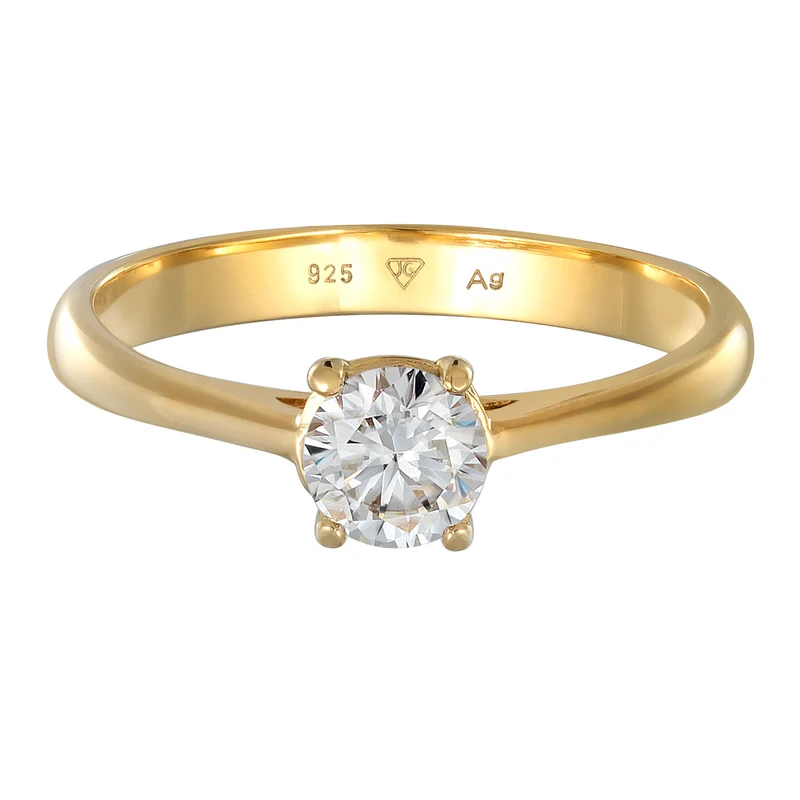 Verlobungsring Klassisch | Moissanite (Weiß)