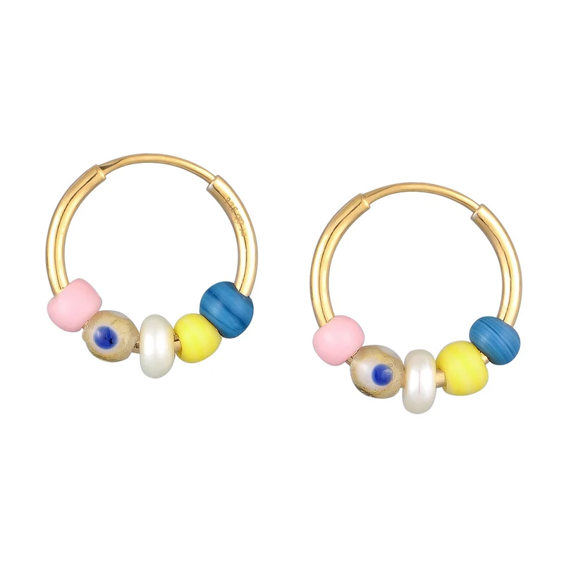 Creolen Beads | Süßwasserzuchtperle