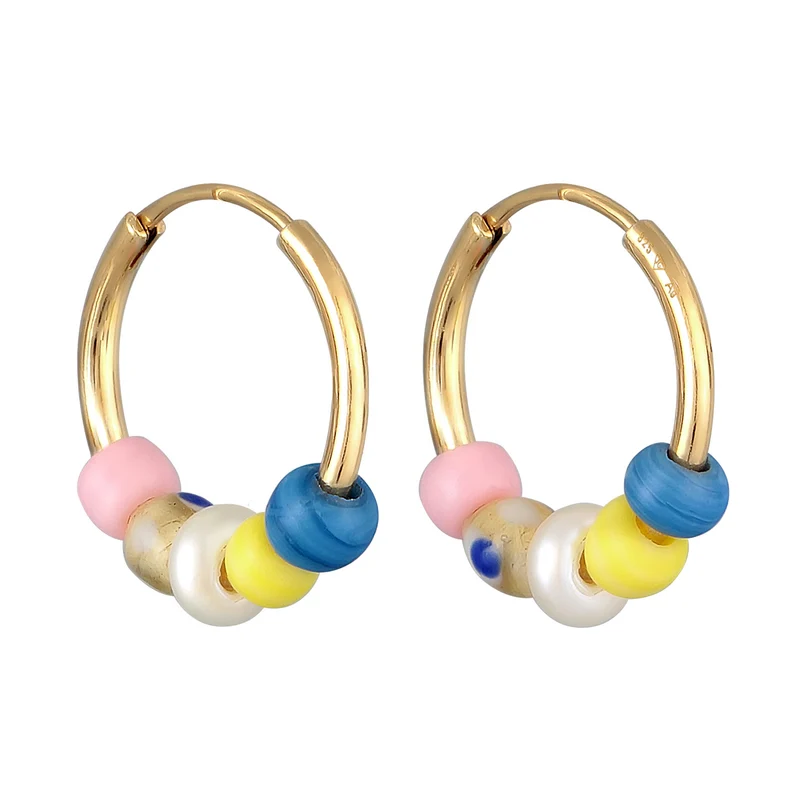 Creolen Beads | Süßwasserzuchtperle