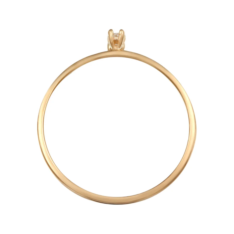 Verlobungsring |Laborgerzüchteter Diamant (Weiß, 0.004 ct)