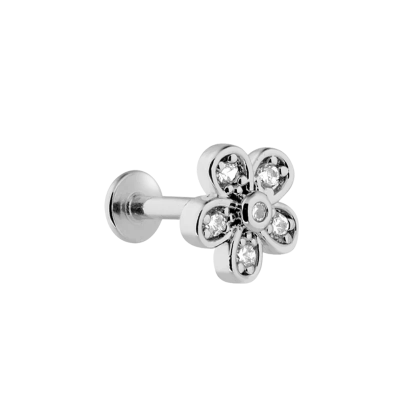 Hi-Life Flower Labret Piercing