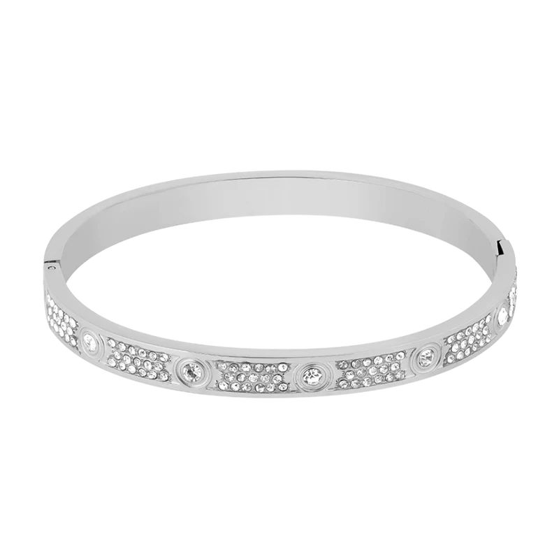 Timeless Pave Armreif 14K Vergoldet