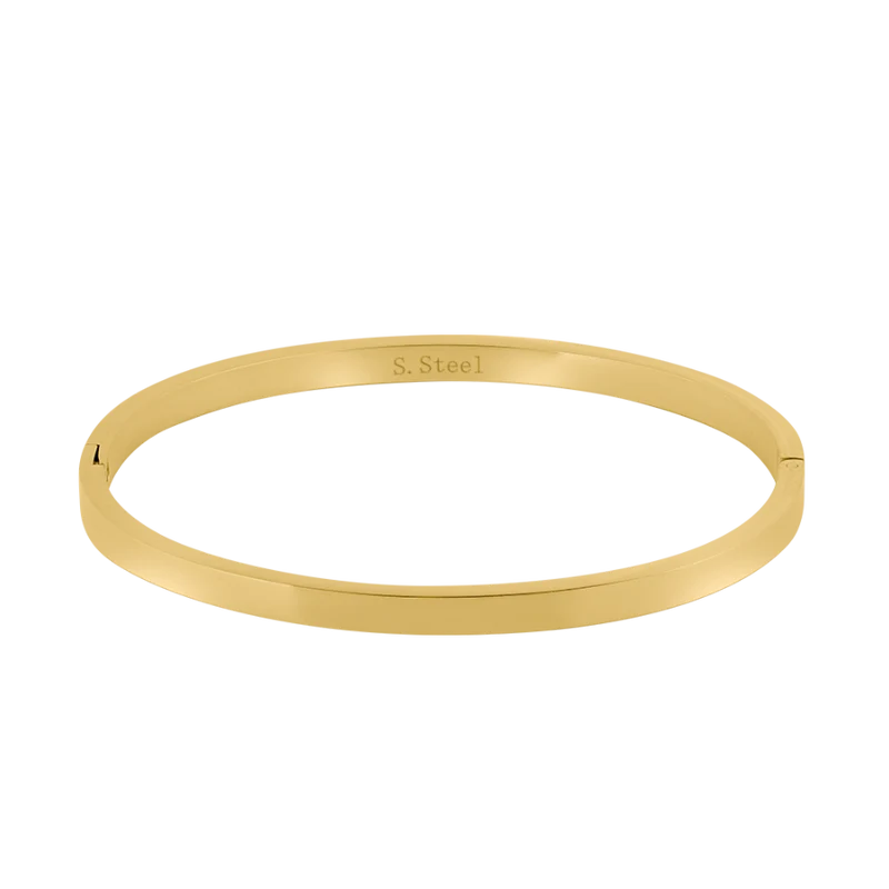 Timeless Gravur Armreif 14K Vergoldet
