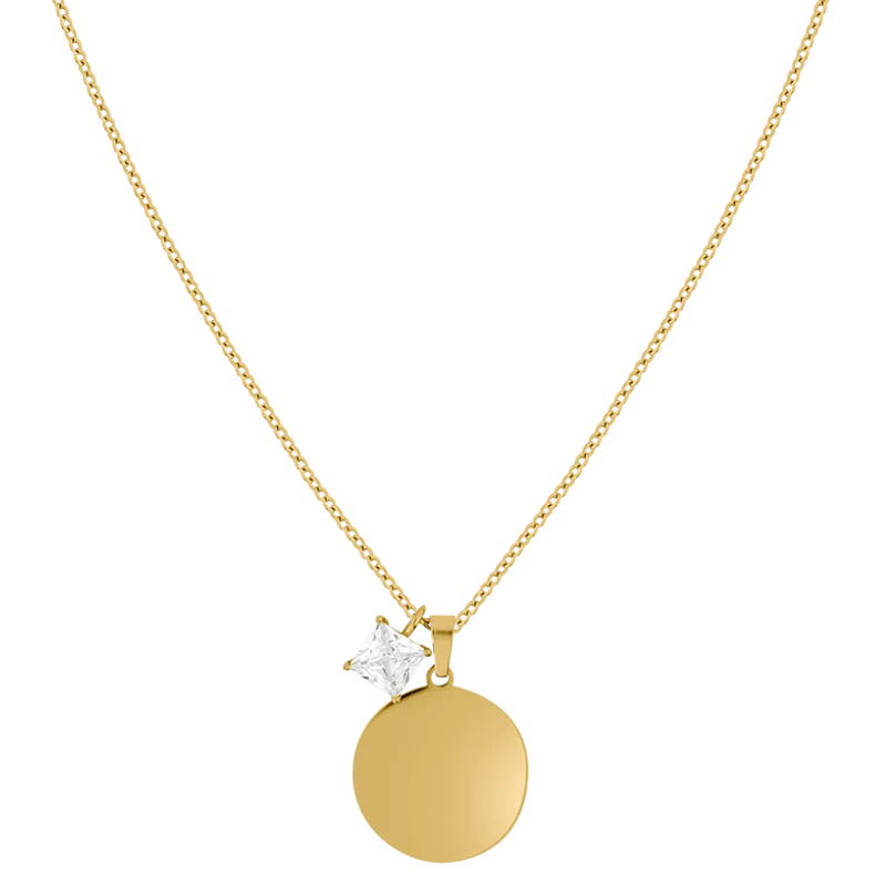 Everlasting Gravur Kette 14K Vergoldet