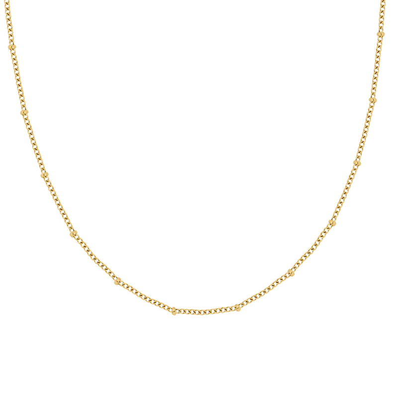 Everyday Simple Kette 14K Vergoldet