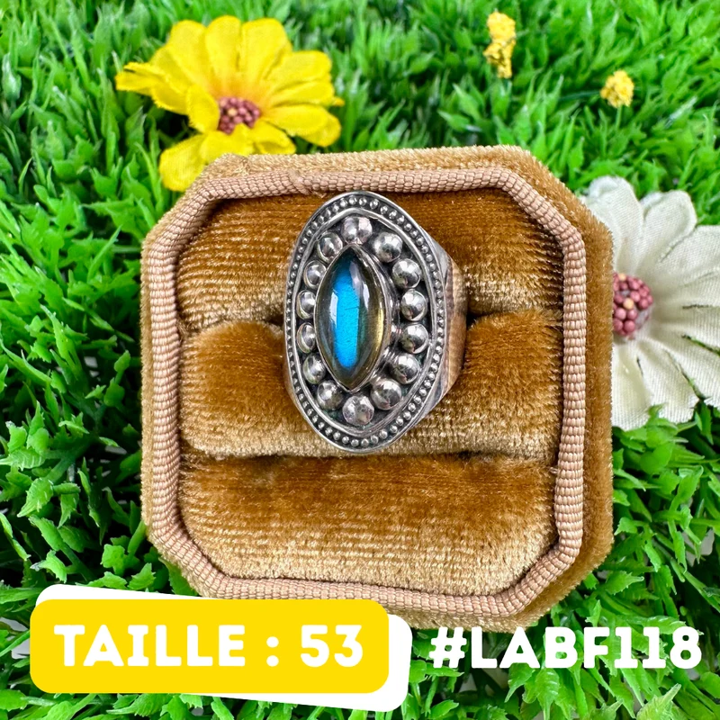 Bluefire Labradorit-Ring #LABF118