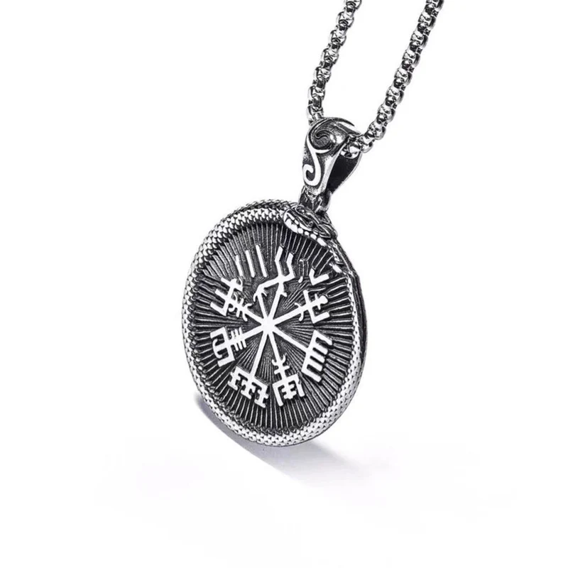Vintage Schlangen-Medaille aus Titanstahl