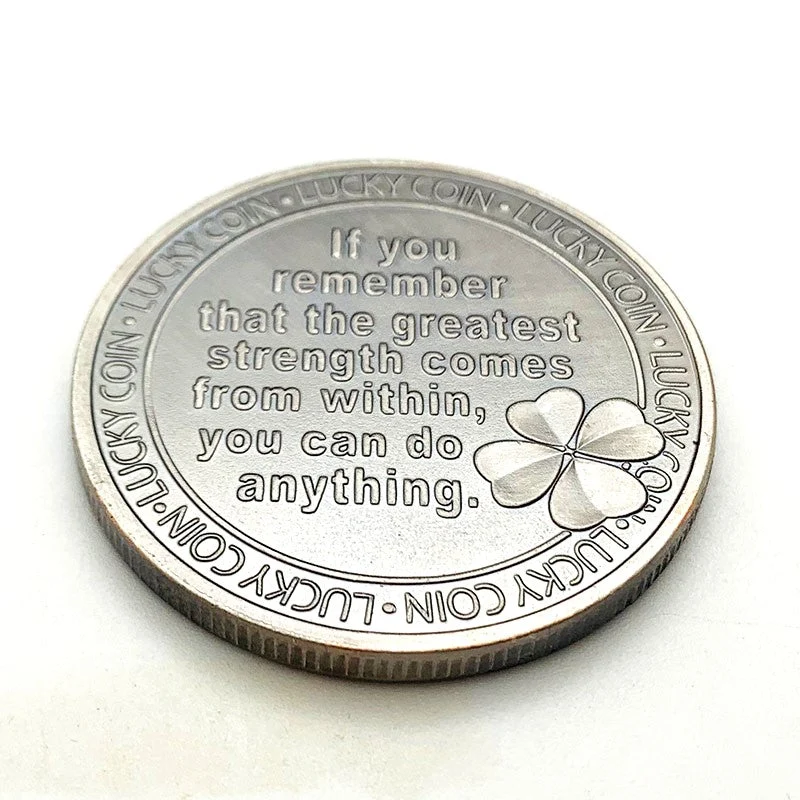 Vintage antike versilberte Medaille