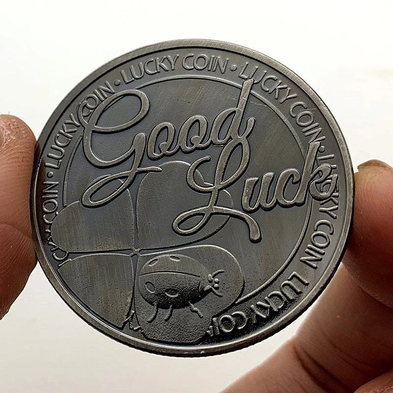 Vintage antike versilberte Medaille
