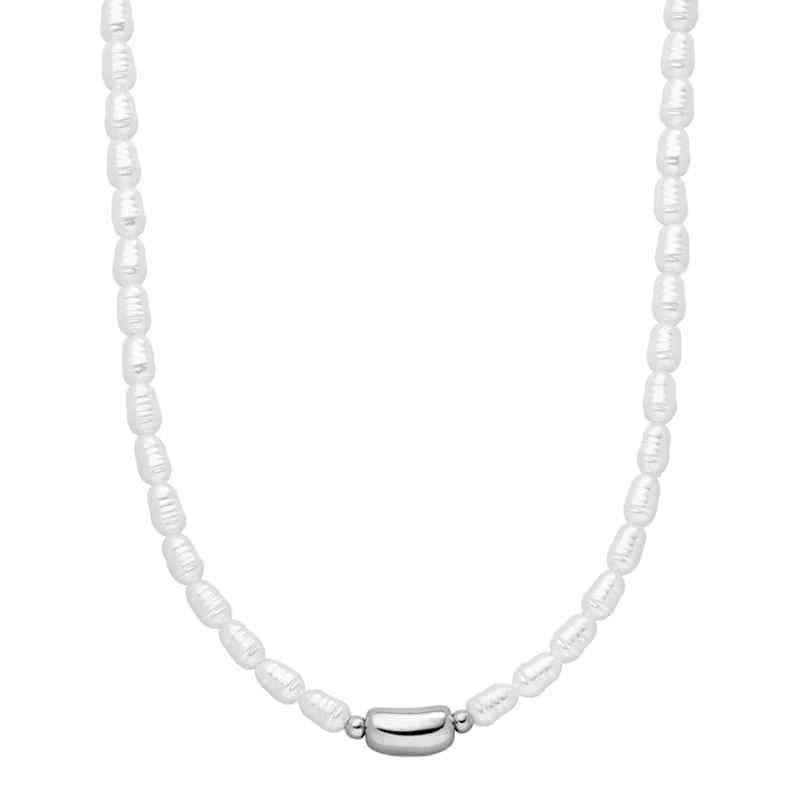 Abbaddon Pearl Bead Kette 14K Vergoldet