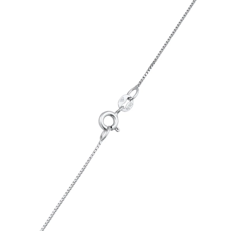 Solitär-Halskette Herz | Mit Kristallen von Swarovski® (Weiß)