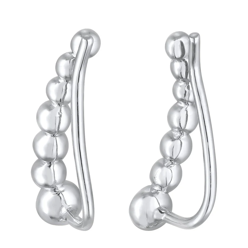 Earclimber Funkelnd | Mit Kristallen von Swarovski® (Weiß)