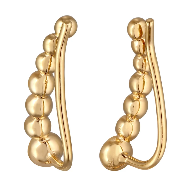 Earclimber Funkelnd | Mit Kristallen von Swarovski® (Weiß)