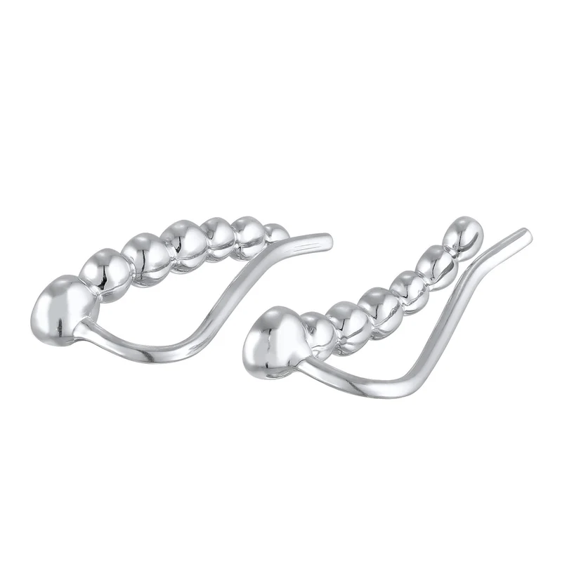 Earclimber Funkelnd | Mit Kristallen von Swarovski® (Weiß)
