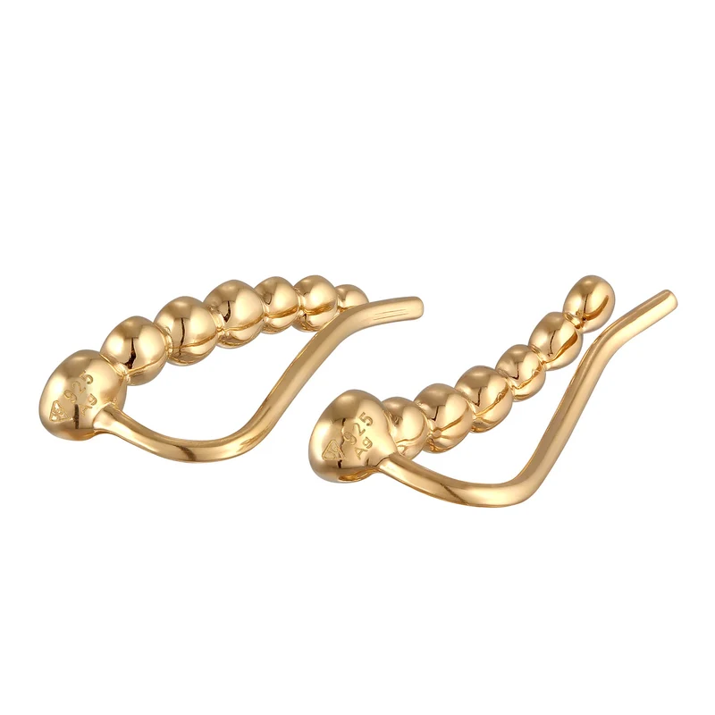 Earclimber Funkelnd | Mit Kristallen von Swarovski® (Weiß)