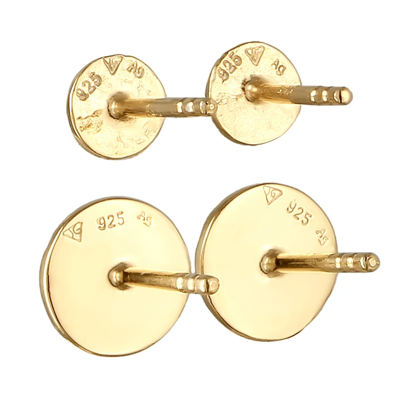 Ohrstecker Plättchen Organic