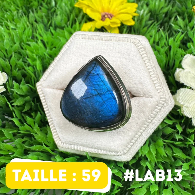 Bluefire Labradorit-Ring #LAB13
