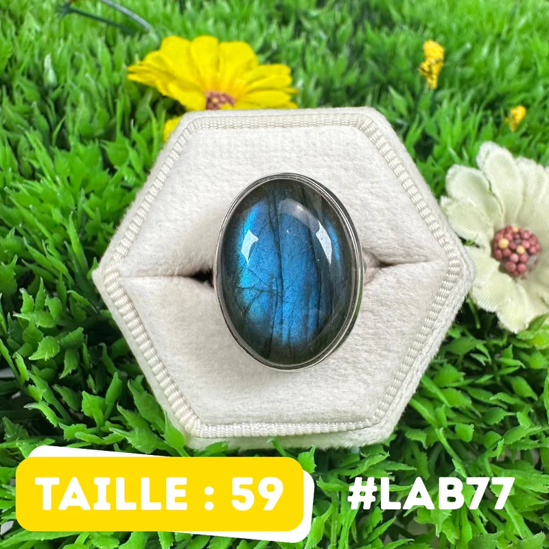 Bluefire Labradorit-Ring #LAB77