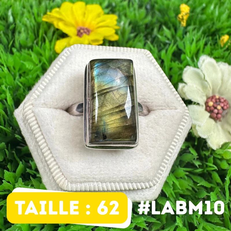 Silberner Labradorit-Multifire-Ring #LABM10